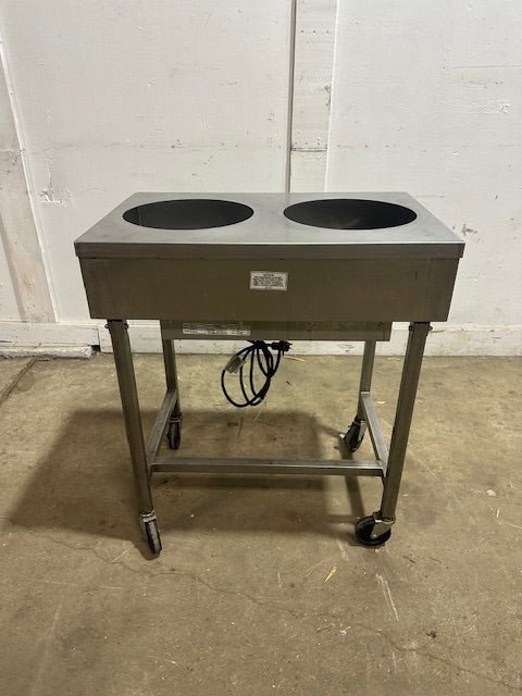 Belshaw Heat Ice, H&I - 2 STAINLESS STEEL DONUT ICYING TABLE ON STAND 115V - Second Life - Equipment - collection_name