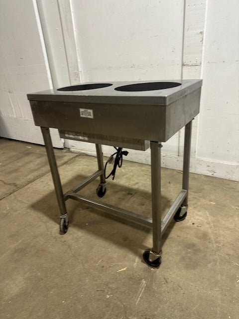 Belshaw Heat Ice, H&I - 2 STAINLESS STEEL DONUT ICYING TABLE ON STAND 115V - Second Life - Equipment - collection_name