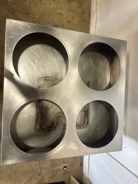 Belshaw Heat Ice, H&I - 4 STAINLESS STEEL DONUT ICYING TABLE ON STAND 208V, 1PH - Second Life - Equipment - collection_name