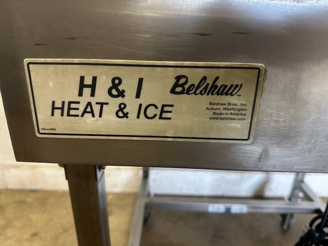 Belshaw Heat Ice, H&I - 4 STAINLESS STEEL DONUT ICYING TABLE ON STAND 208V, 1PH - Second Life - Equipment - collection_name