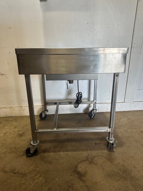 Belshaw Heat Ice, H&I - 4 STAINLESS STEEL DONUT ICYING TABLE ON STAND 208V, 1PH - Second Life - Equipment - collection_name