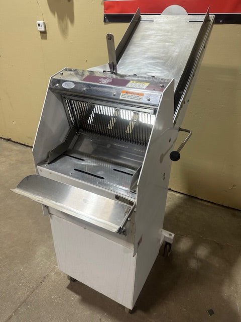 "BERKEL" H.D COMMERCIAL BREAD SLICER GRAVITY FEED WITH CHUTE - Bargains R Ours - #collection_name#