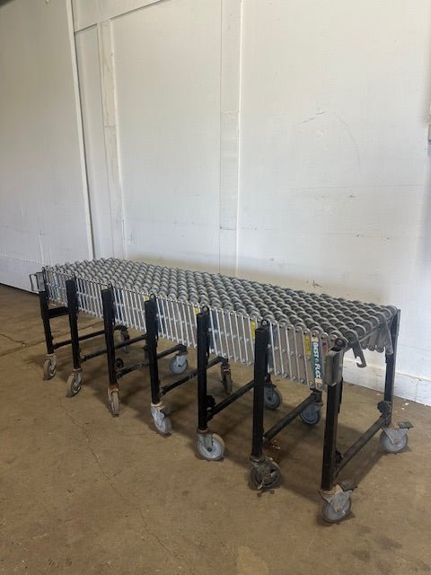 BEST FLEX 200 EXPANDABLE FLEXIBLE GRAVITY SKATEWHEEL CONVEYOR 75"L TO 294"L EXP - Second Life - Equipment - collection_name
