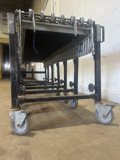 BEST FLEX 200 EXPANDABLE FLEXIBLE GRAVITY SKATEWHEEL CONVEYOR 75"L TO 294"L EXP - Second Life - Equipment - collection_name