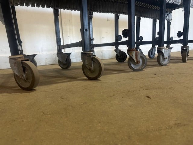 BEST FLEX 200 EXPANDABLE FLEXIBLE GRAVITY SKATEWHEEL CONVEYOR 75"L TO 294"L EXP - Second Life - Equipment - collection_name