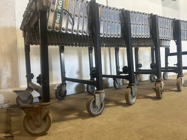 BEST FLEX 200 EXPANDABLE FLEXIBLE GRAVITY SKATEWHEEL CONVEYOR 75"L TO 294"L EXP - Second Life - Equipment - collection_name