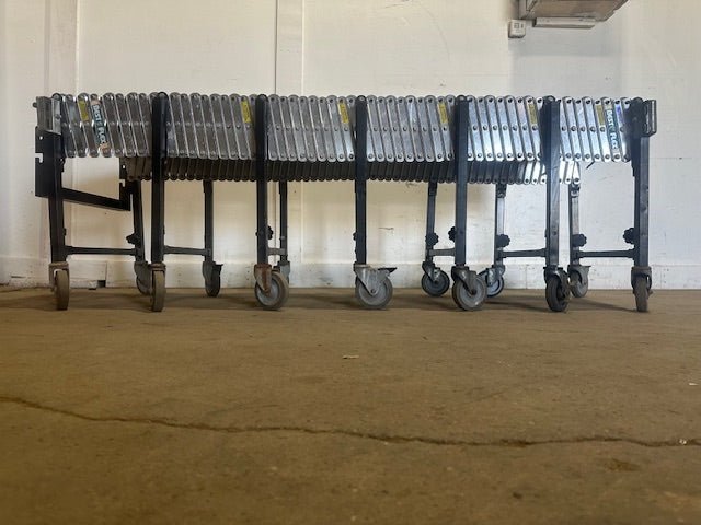 BEST FLEX 200 EXPANDABLE FLEXIBLE GRAVITY SKATEWHEEL CONVEYOR 75"L TO 294"L EXP - Second Life - Equipment - collection_name