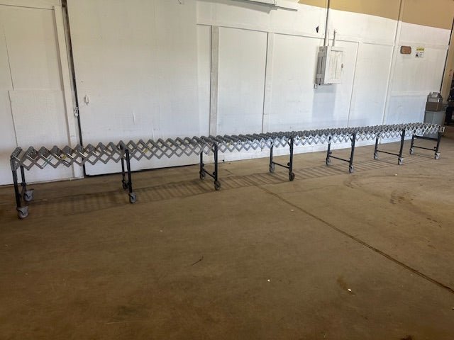 BEST FLEX 200 EXPANDABLE FLEXIBLE GRAVITY SKATEWHEEL CONVEYOR 75"L TO 294"L EXP - Second Life - Equipment - collection_name