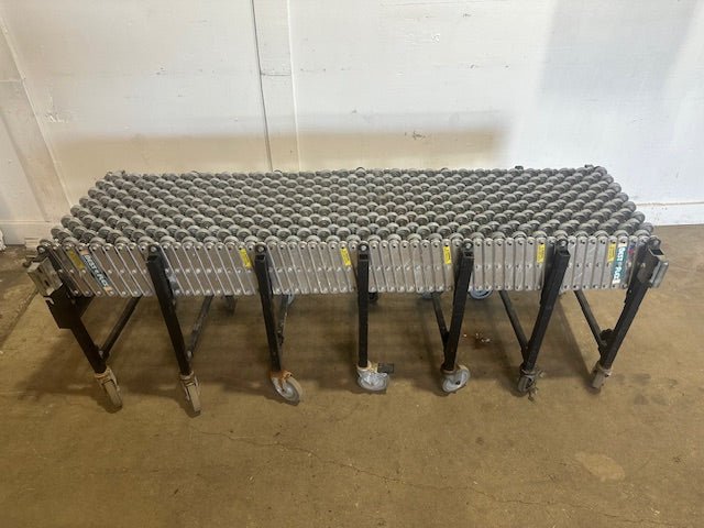 BEST FLEX 200 EXPANDABLE FLEXIBLE GRAVITY SKATEWHEEL CONVEYOR 75"L TO 294"L EXP - Second Life - Equipment - collection_name