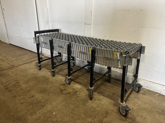 "BEST FLEX 200"SKATE WHEEL CONVEYOR 67"L x 31"H (COMPRESS) - 198"L x 48"H(EXPAND) - Second Life - Equipment - collection_name