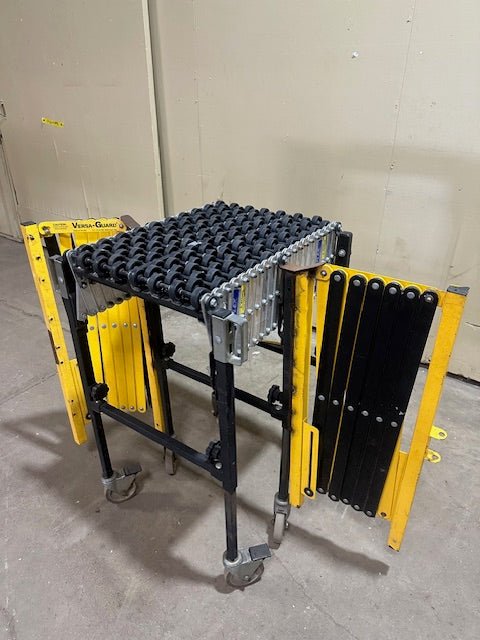 BEST FLEX FLEXIBLE PORTABLE EXPANDABLE GO ANYWHERE CONVEYOR FOR LOADING AND UNLOADING TRUCKS ON MOUNTING PRODUCTS ON ADJUSTABLE HIGH 6 LEGS - Bargains R Ours - #collection_name#