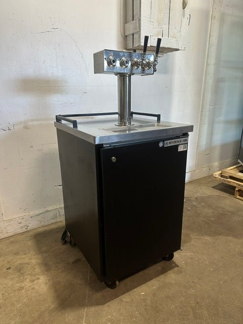 "BEVERAGE-AIR BM23-B-28" COMMERCIAL KEGERATOR BEER DISPENSER/COOLER, 115V 1PH - Second Life-Equipment-#collection_name#