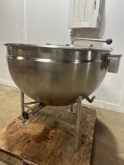 "B.H HUBBERT SON" SFHT100 H.D COMMERCIAL 100 GALLON DIRECT STEAM KETTLE - Second Life - Equipment - collection_name