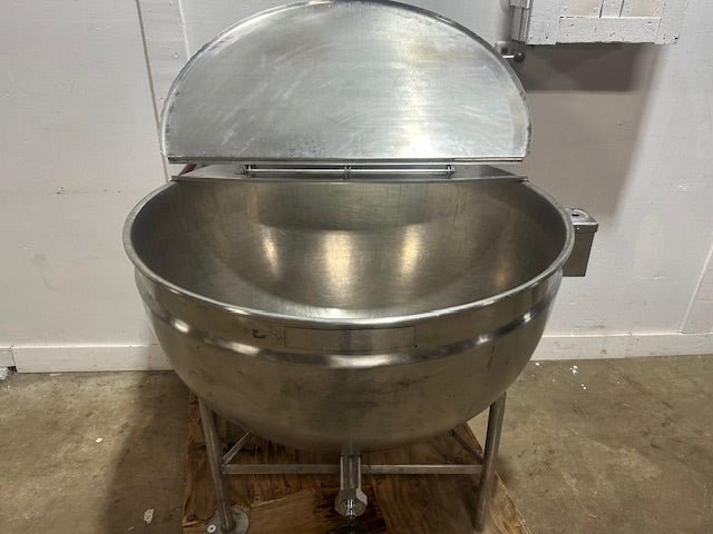 "B.H HUBBERT SON" SFHT100 H.D COMMERCIAL 100 GALLON DIRECT STEAM KETTLE - Second Life - Equipment - collection_name