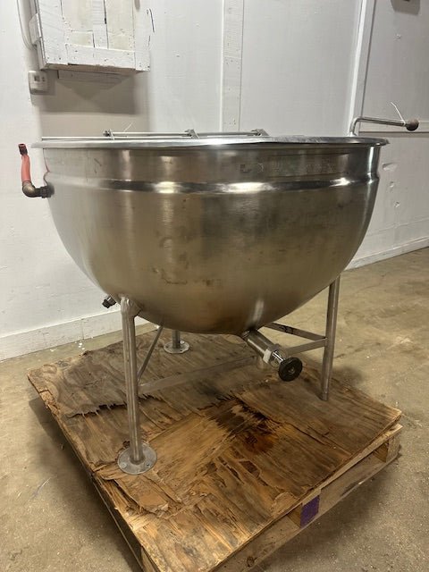 "B.H HUBBERT SON" SFHT100 H.D COMMERCIAL 100 GALLON DIRECT STEAM KETTLE - Second Life - Equipment - collection_name