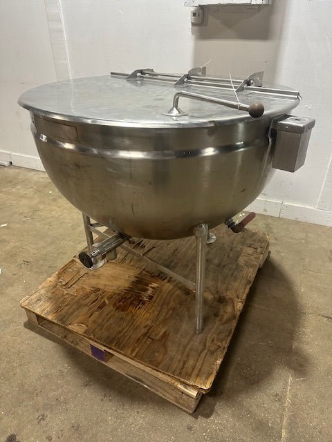 "B.H HUBBERT SON" SFHT100 H.D COMMERCIAL 100 GALLON DIRECT STEAM KETTLE - Second Life - Equipment - collection_name