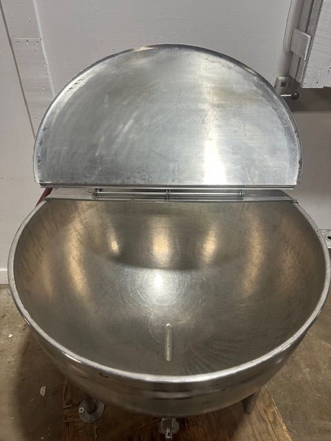 "B.H HUBBERT SON" SFHT100 H.D COMMERCIAL 100 GALLON DIRECT STEAM KETTLE - Second Life - Equipment - collection_name