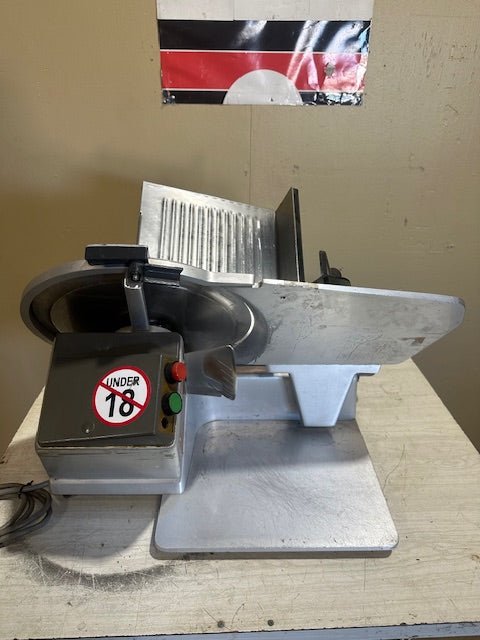 BIZERBA MEAT SLICER 13" BLADE WITH COVER ELECTRIC COUNTER TOP - Bargains R Ours - #collection_name#