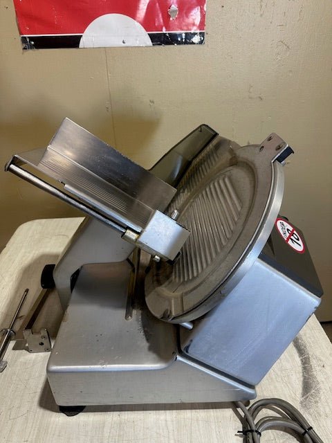 BIZERBA MEAT SLICER 13" BLADE WITH COVER ELECTRIC COUNTER TOP - Bargains R Ours - #collection_name#