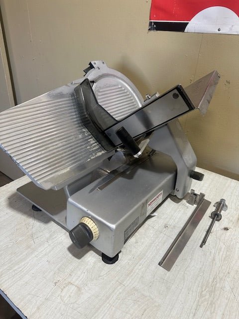 BIZERBA MEAT SLICER 13" BLADE WITH COVER ELECTRIC COUNTER TOP - Bargains R Ours - #collection_name#