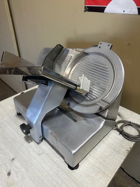 BIZERBA MEAT SLICER 13" BLADE WITH COVER ELECTRIC COUNTER TOP - Bargains R Ours - #collection_name#