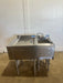 "BK RESOURCES 18 - 18S"UNDERCOUNTER ALL S.S DRAINBOARD & SINK W/ NAPKIN DISPENSER H/C FAUCET - Second Life - Equipment - collection_name