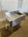 "BK RESOURCES 18 - 18S"UNDERCOUNTER ALL S.S DRAINBOARD & SINK W/ NAPKIN DISPENSER H/C FAUCET - Second Life - Equipment - collection_name