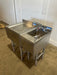 "BK RESOURCES 18 - 18S"UNDERCOUNTER ALL S.S DRAINBOARD & SINK W/ NAPKIN DISPENSER H/C FAUCET - Second Life - Equipment - collection_name