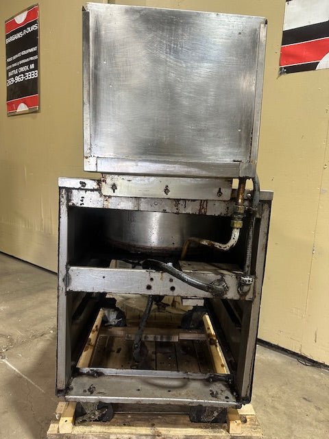 BKI HEAVY DUTY COMMERCIAL STAINLESS STEEL ELECTRIC DEEP WELL PRESSURE FRYER WITH THERMOSTAT ON CASTERS SERIES A - Bargains R Ours - #collection_name#