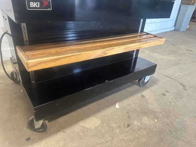 BKI MM - 4 HEATED,LIGHTED HOT FOOD DISPLAY MERCHANDISER W/2 WOODEN SHELF 120V,1PH - Second Life - Equipment - collection_name