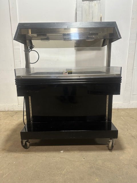 BKI MM - 4 HEATED,LIGHTED HOT FOOD DISPLAY MERCHANDISER W/2 WOODEN SHELF 120V,1PH - Second Life - Equipment - collection_name