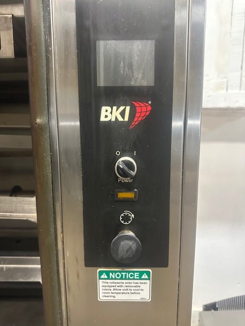 BKI VGG8 STAND ROTISSERIE OVEN WITH VGH8 208 - 240v 1ph VENTLESS EXHAUST SYSTEM - Second Life - Equipment - collection_name