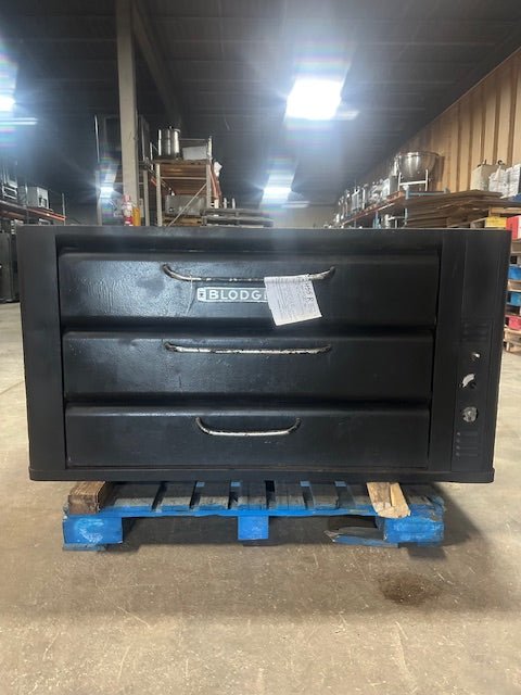 "BLODGETT 981" H.D COMMERCIAL NATURAL GAS DOUBLE DECK PIZZA OVEN,50000 BTU - Second Life - Equipment - collection_name