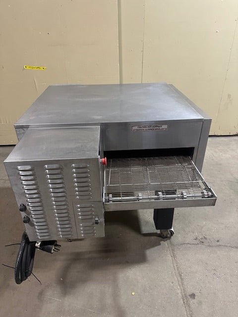 "BLODGETT" ELECTRIC 3 PH SINGLE DECK 21"W CONVEYOR PIZZA OVEN - Bargains R Ours - #collection_name#