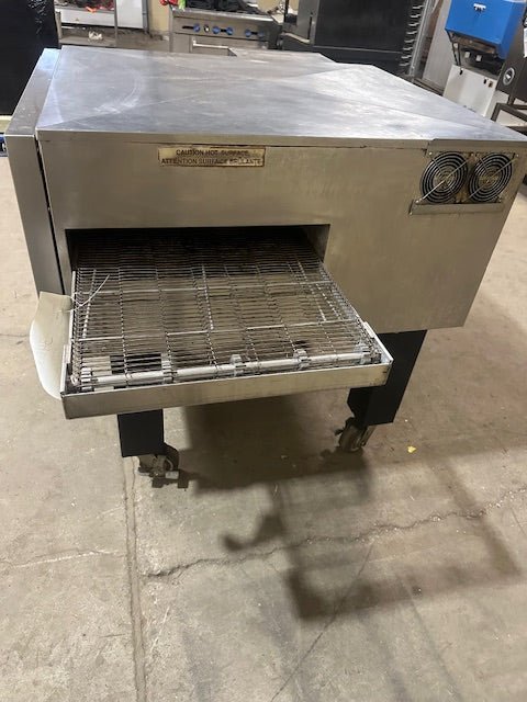 "BLODGETT" ELECTRIC 3 PH SINGLE DECK 21"W CONVEYOR PIZZA OVEN - Bargains R Ours - #collection_name#