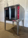 "BLODGETT" MARK V" SS ELECTRIC 200 - 230v 1ph CONVECTION OVEN ON LEGS w/3 RACKS - Second Life - Equipment - collection_name