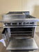 BLODGETT NATURAL GAS 2 BURNER RANGE WITH 21 INCH GRIDDLE AND OVEN - Bargains R Ours - #collection_name#