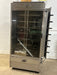 BOSTON CHICKEN NAT GAS 40000 BTU ROTISSERIE OVEN WITH V SPITS ON CASTERS - Second Life - Equipment - collection_name