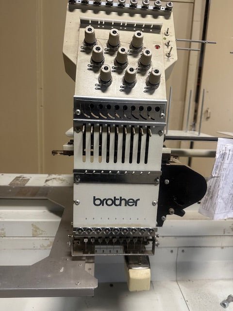 BROTHER COMMERCIAL 9 NEEDLE 3 HEAD EMBROIDERY MACHINE MODEL 423 - Bargains R Ours - #collection_name#