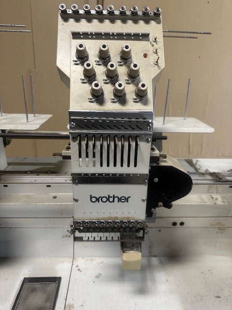 BROTHER COMMERCIAL 9 NEEDLE 3 HEAD EMBROIDERY MACHINE MODEL 423 - Bargains R Ours - #collection_name#