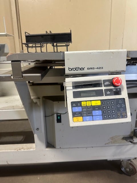 BROTHER COMMERCIAL 9 NEEDLE 3 HEAD EMBROIDERY MACHINE MODEL 423 - Bargains R Ours - #collection_name#