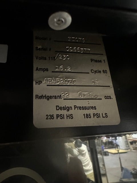 "BUCHBINDER FT079"REFRIGERATED LIGHTED 80"W FLORAL DISPLAY CASE W/REMOT CONDESOR - Second Life - Equipment - collection_name
