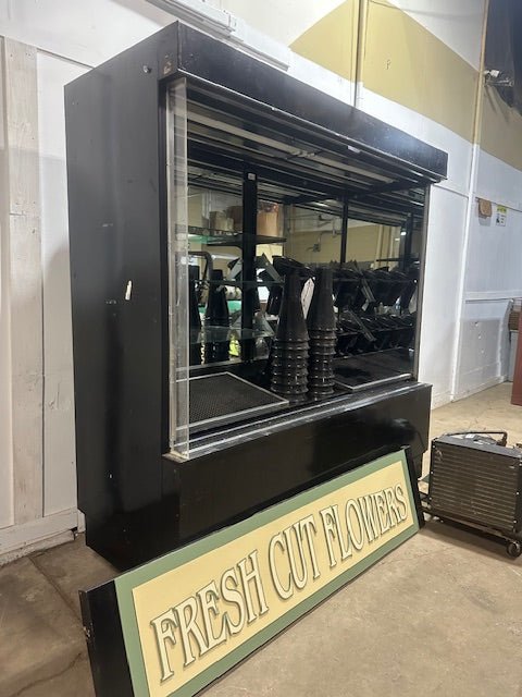 "BUCHBINDER FT079"REFRIGERATED LIGHTED 80"W FLORAL DISPLAY CASE W/REMOT CONDESOR - Second Life - Equipment - collection_name