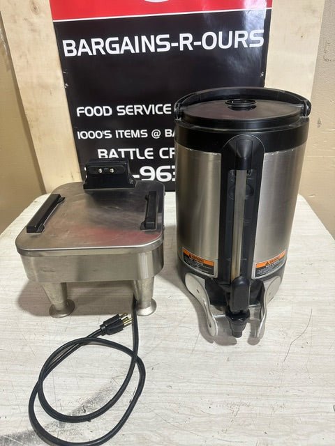 Bunn 1SH Stand Warmer w/Pewter Legs; 1.5 Gallon Satellite Coffee Server - Bargains R Ours - #collection_name#