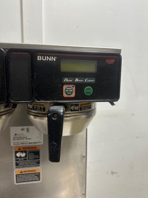 "BUNN AXIOM TWIN APS"COMMERCIAL COUNTER TOP COFFEE BREWER MACHINE, 1PH, 120/240V - Second Life - Equipment - collection_name