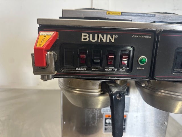 "BUNN CWTF4/2,TWIN"POUR OVER OR DIRECT LINE COFFEE BREWER W/6 WARMERS, 1PH - Second Life - Equipment - collection_name