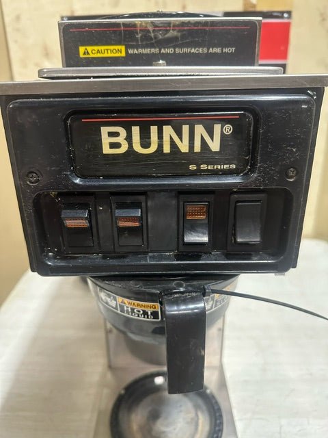 BUNN HEAVY DUTY COFFEE BREWER COMMERCIAL STAINLESS STEEL COUNTER TOP MODEL - Bargains R Ours - #collection_name#