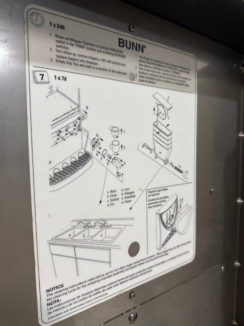 BUNN IMIX - 5S 5 FLAVOR COMMERCIAL COUNTERTOP CAPPUCCINO MACHINE - Second Life - Equipment - collection_name