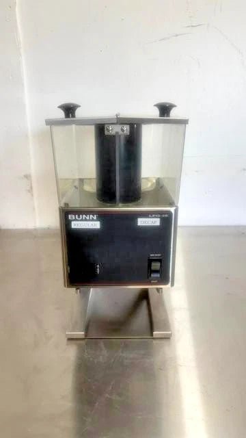 "BUNN" LPG - 2E - 120V H.D COMMERCIAL COUNTER TOP DUAL HOPPER COFFEE GRINDER - Second Life - Equipment - collection_name