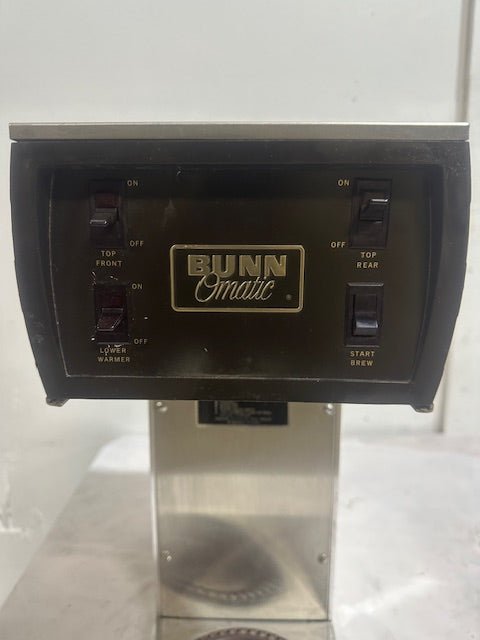 "BUNN - O - MATIC F - 20"&nbsp; 120V 1PH DIRECT LINE COFFEE BREWER WITH 3 WARMERS - Second Life - Equipment - collection_name